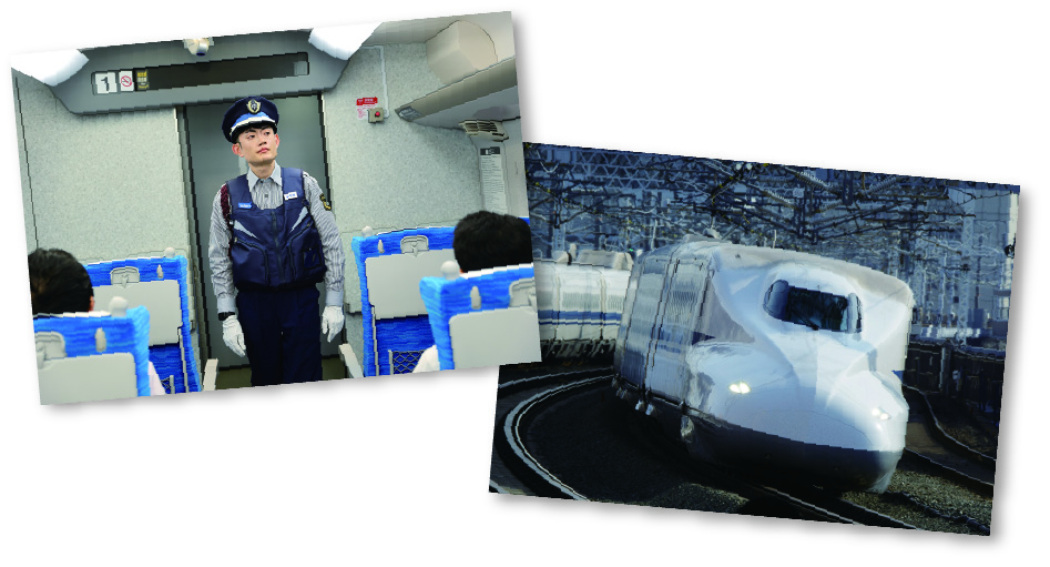 社内警備の様子