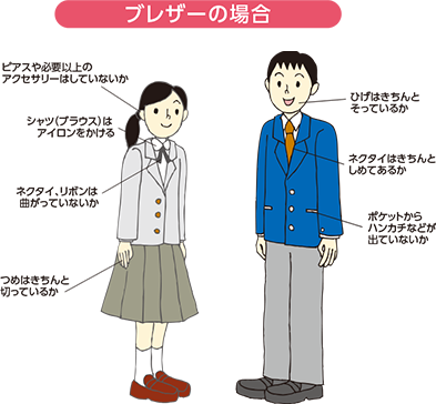 ブレザーの場合